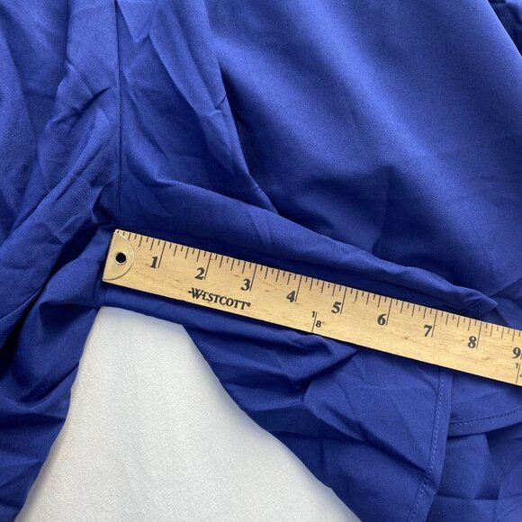 MAROAUT Zippered Side Pockets Athletic Running Lined Shorts Women XXL Blue New - Picture 5 of 14